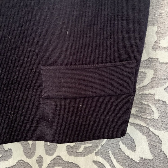 Vintage 50s I. Magnin Navy Blue Wool Short Sleeve Shirt Pullover Sweater Size M - Picture 8 of 12